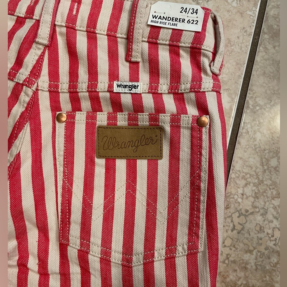 Raspberry Ripple  Wanderer 622 High Rise Flare 24/34